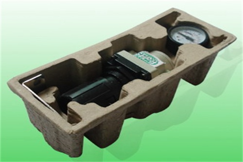 moulded pulp fiber electronic packaging