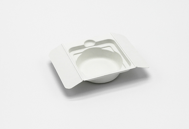 Biodegradable molded pulp containers for hot food packaging - Bonitopak